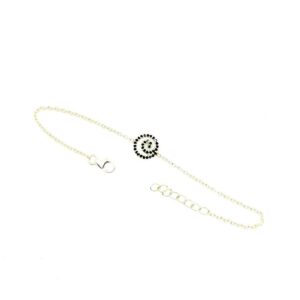 silver spiral bracelet-2