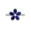 Silver Blooming Flower Ring-1