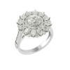 Silver Bunch of Life Ring-WG