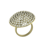 Silver Shining Cocktail Ring-YG